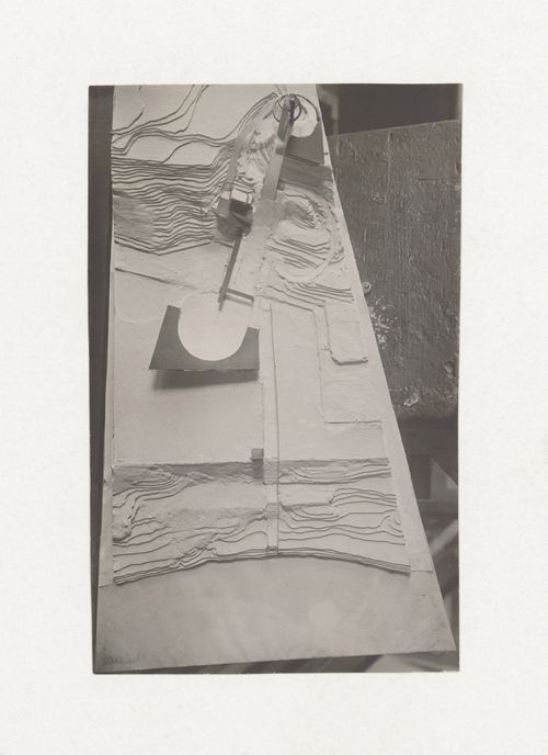 View of a student model for the "Space" course at the Vkhutemas (Higher State Artistic Technical Studios), Moscow