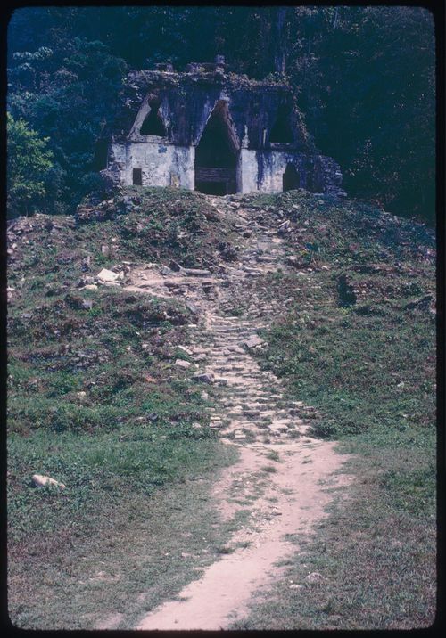 Temple of the Foliated Cross, Palenque, Mexico