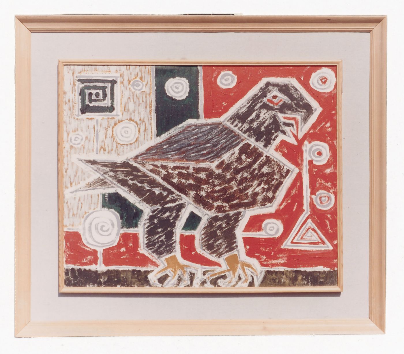 Photograph of Aditya Prakash's artwork of a bird