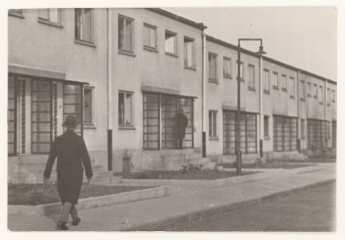Study of a housing project for a documentary film with the working title 'Frankfurter Siedlungen' [Frankfurt Housing Complexes], Frankfurt am Main, Germany