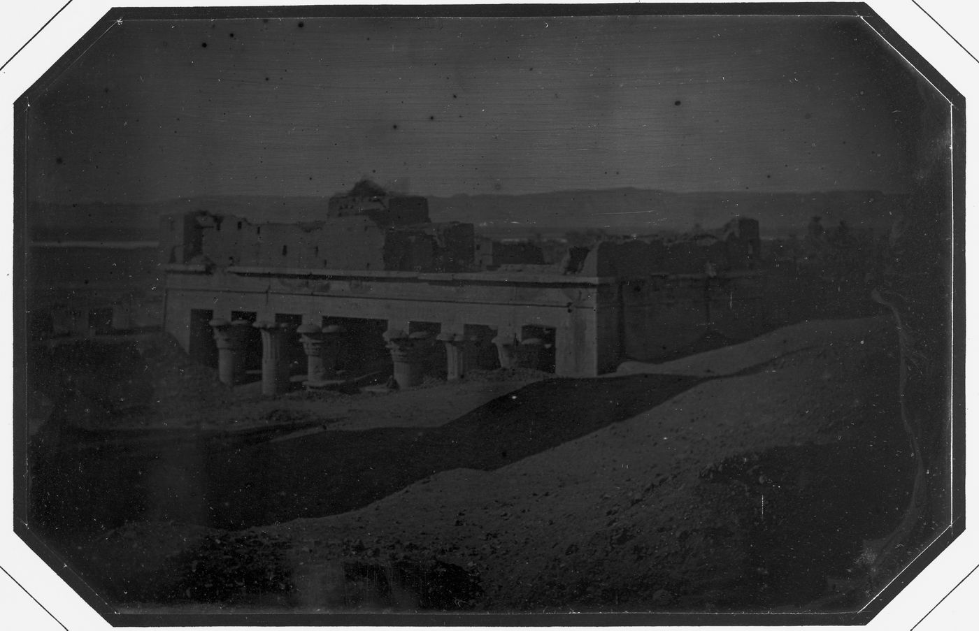 Rear view of the Temple of Idfu, Egypt