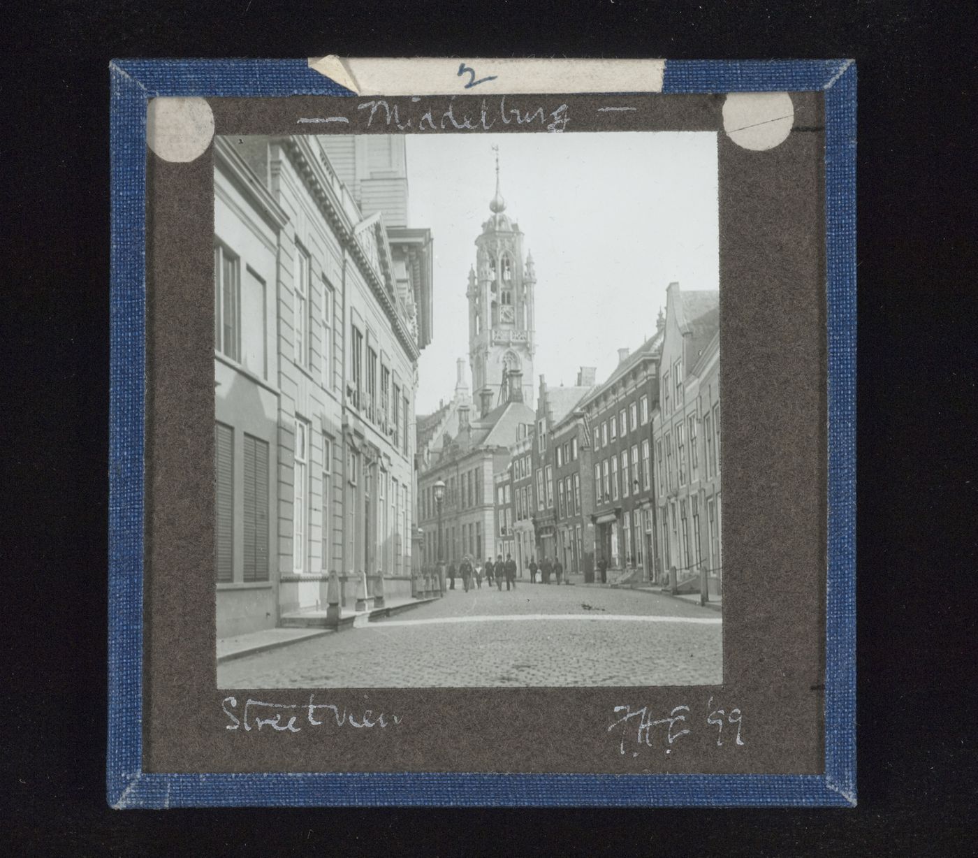 View of Rathäuser from street, Middelburg, Netherlands