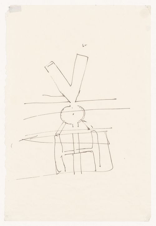 Sketch plan for Exposição Visiones para Madrid [Visions for Madrid exhibition], Madrid, Spain