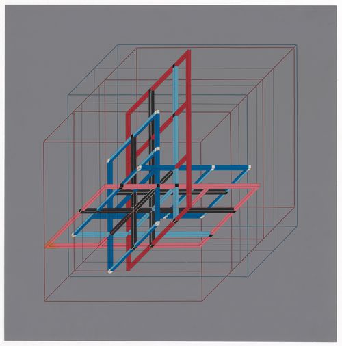 House VI, Cornwall, Connecticut: axonometric