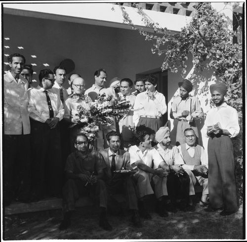 Photograph taken on the occasion of Pierre Jeanneret's birthday