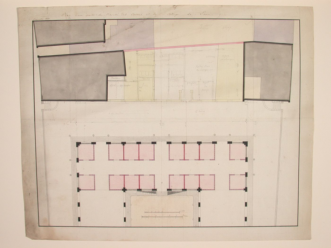 Site plan for Marché des Carmes, Paris