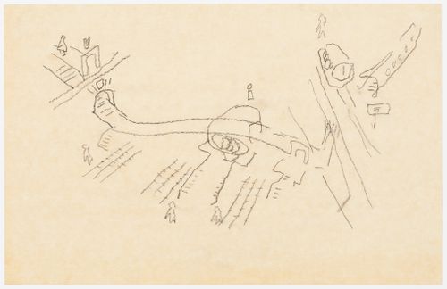 Halmag: bird's-eye view of magnet linking a Supertram with the University