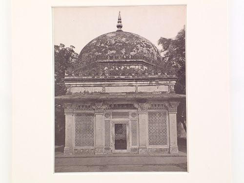 View of Iman Zamin's Tomb, Quwwat al-Islam [Might of Islam] Mosque Complex, Delhi, India