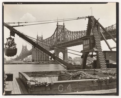 Queensboro Bridge: I, Manhattan, from 63rd Street Pier