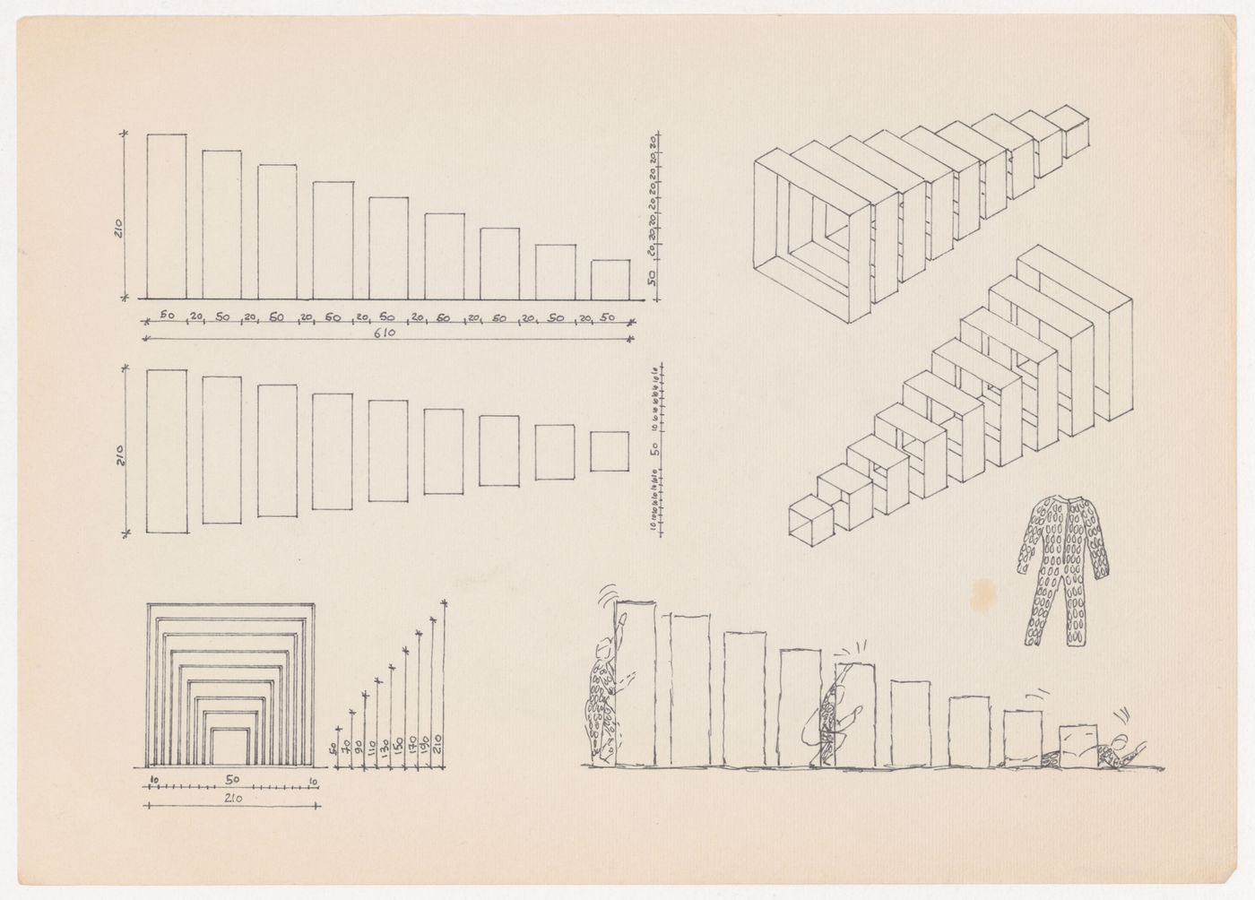Rendering of tunnel and metallic costume for performance for Tunnel Sonoro