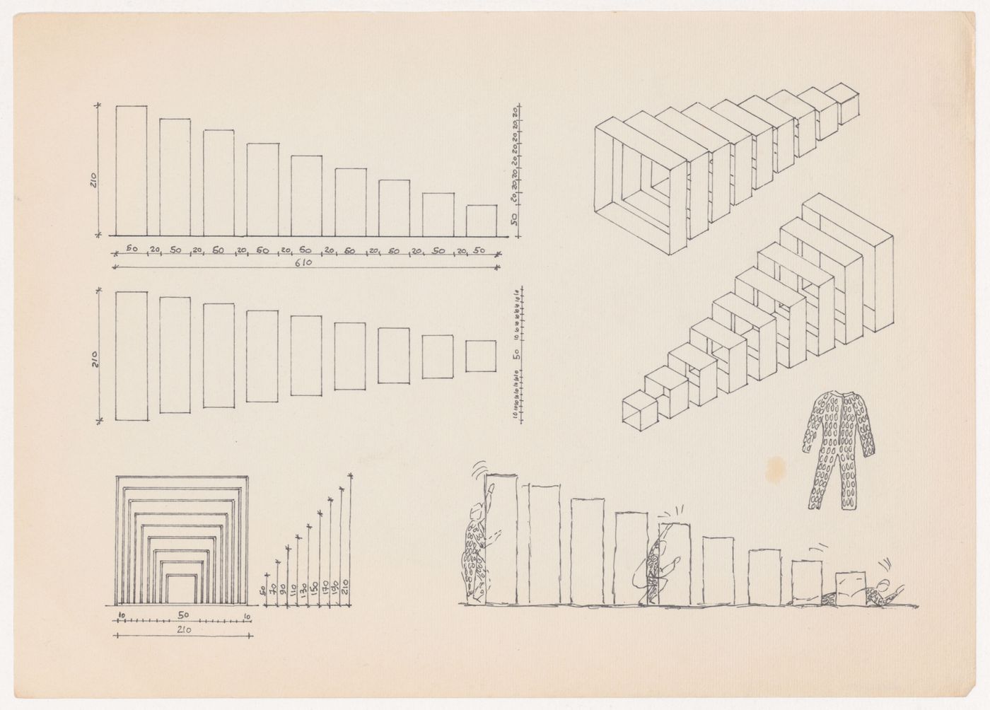 Rendering of tunnel and metallic costume for performance for Tunnel Sonoro