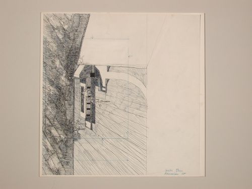 Bird's-eye perspective for Richard Lemon House, Bedford, New York