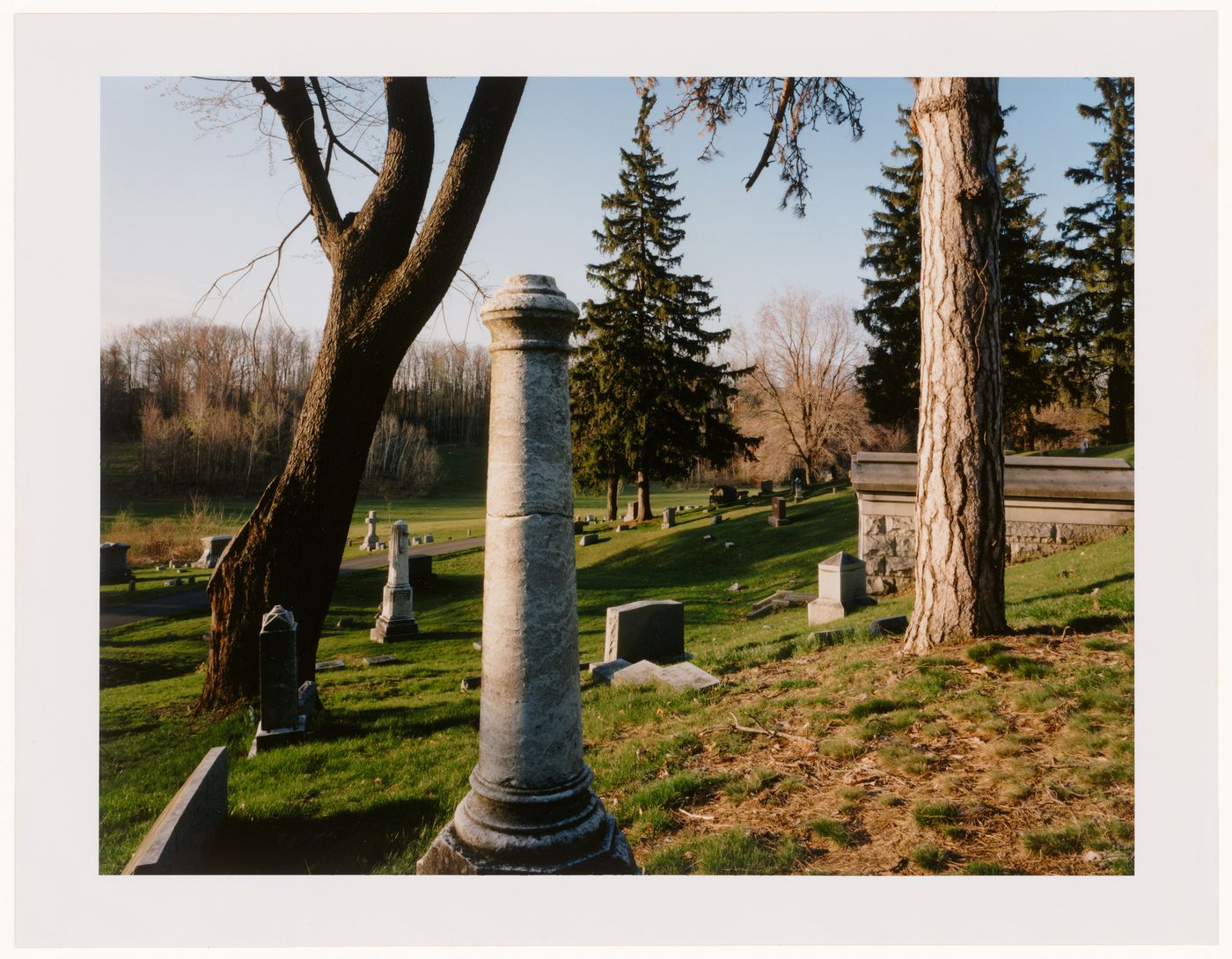 Viewing Olmsted: View across the cemetery, Hillside Cemetery, Middletown, New York