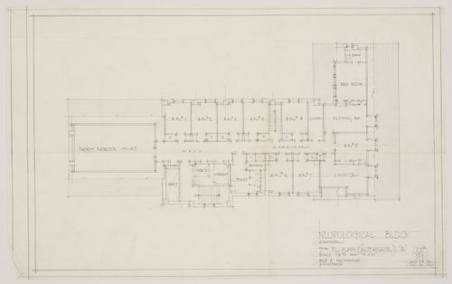 Montréal Neurological Institute, Montréal, Québec: seventh floor plan