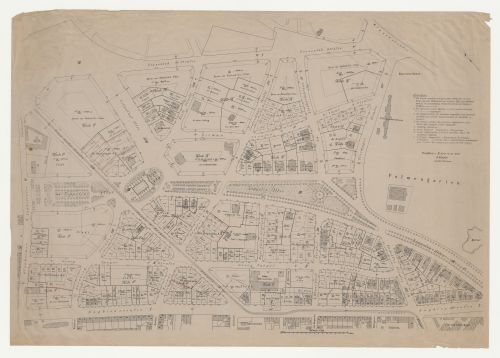 Site plan of Frankfurt am Main, Germany