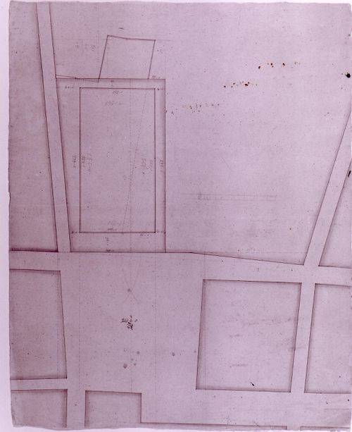 Site plan for Notre-Dame de Montréal