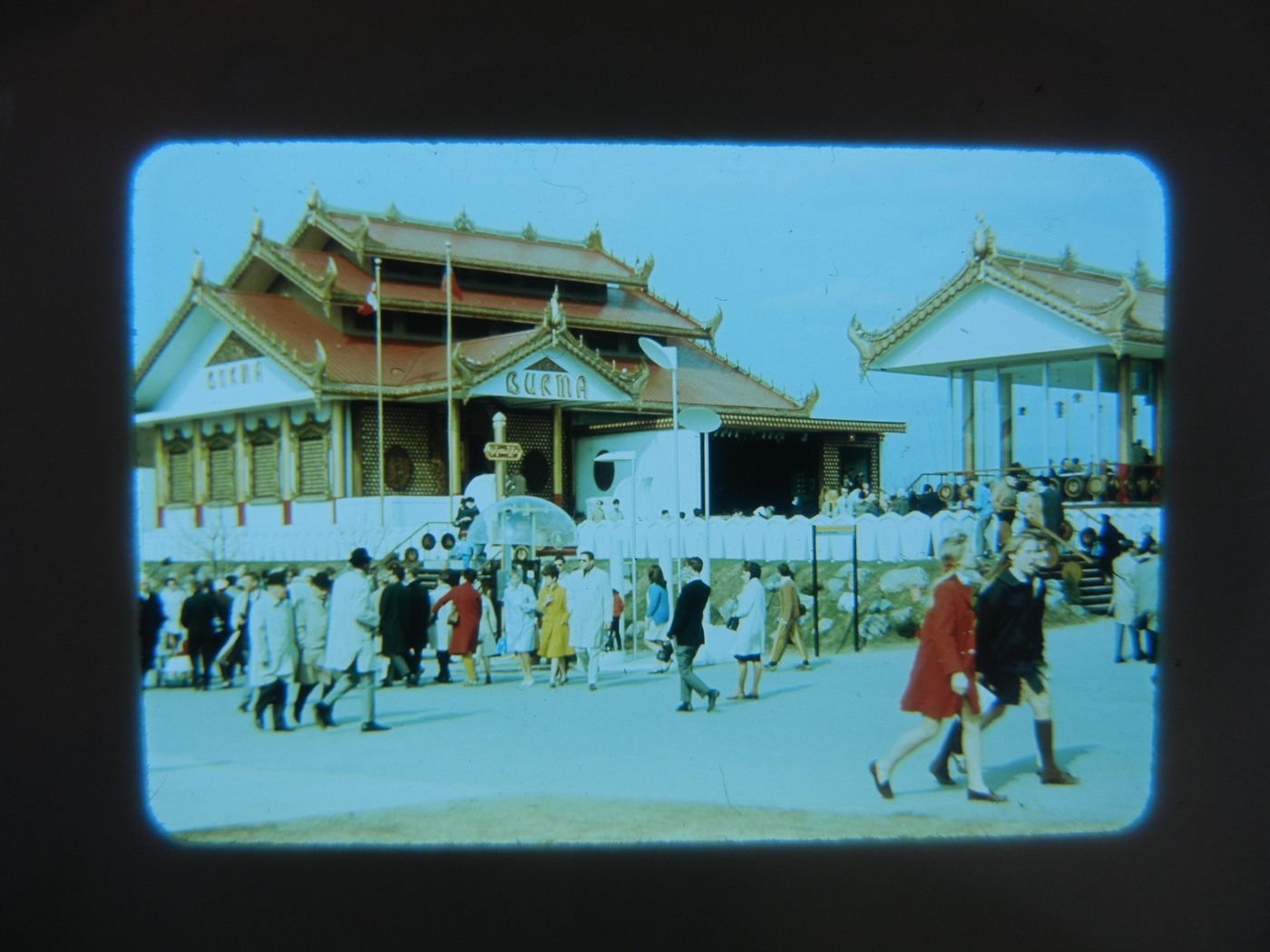 View of the Pavilion of Burma, Expo 67, Montréal, Québec