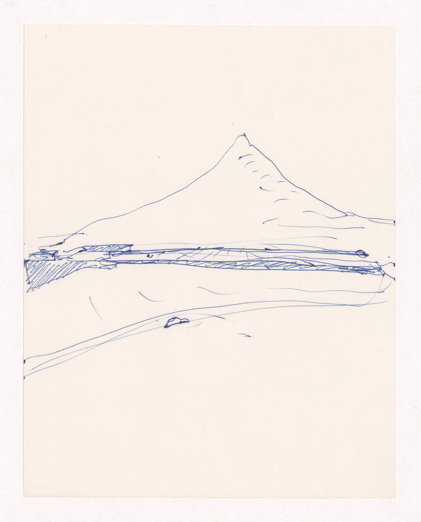 Sketch perspective for Restaurante Pico do Areeiro, Madeira, Portugal
