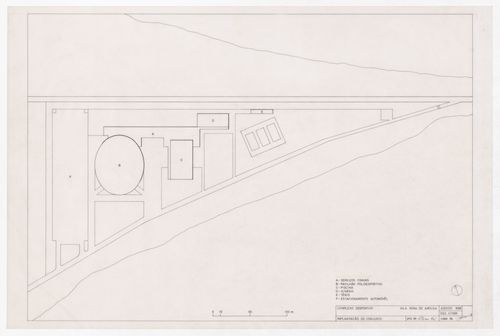 Plan for Complexo Desportivo de Vilanova de Arousa, Vilanova de Arousa, Spain
