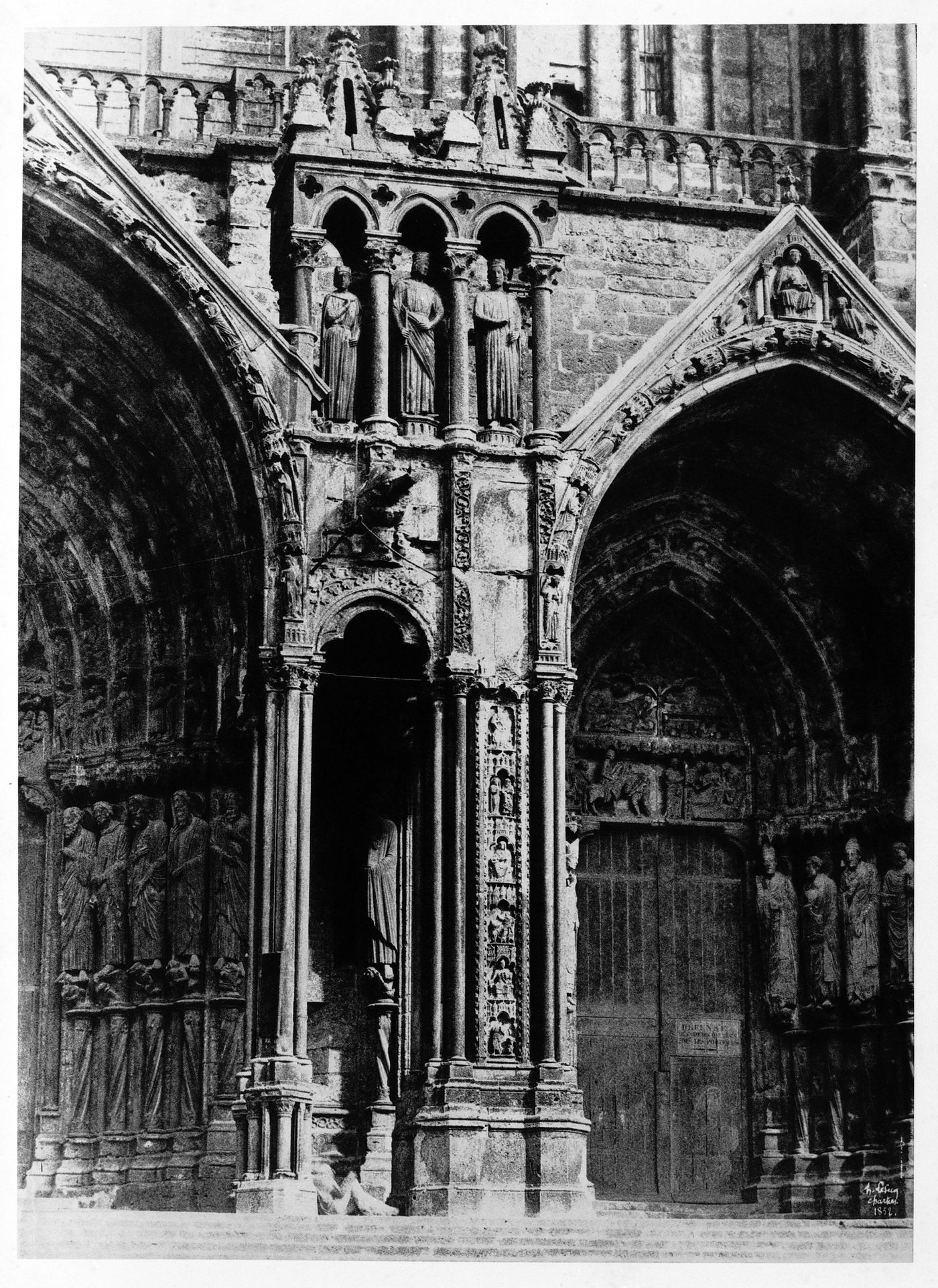 Central and Right Bays of the South Porch