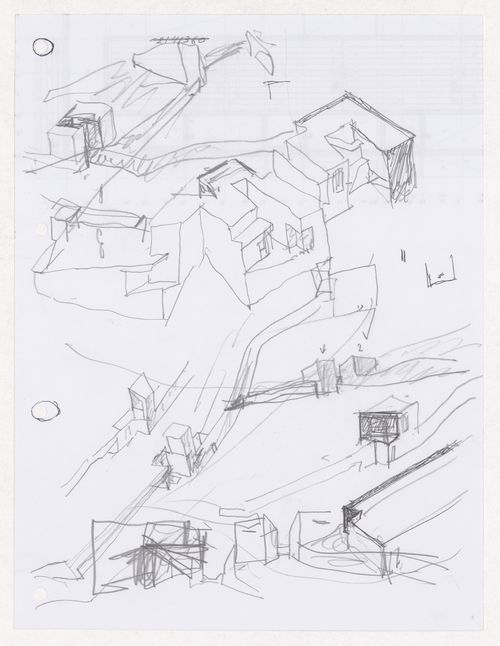 Sketch axonometric views for Casa em Palma de Maiorca, Palma de Maiorca, Spain