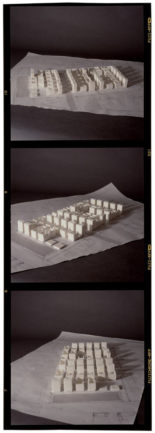 Views of model for Plano de Expansão da Cidade de Macau (Areia P. e Porto E.), Macau, China