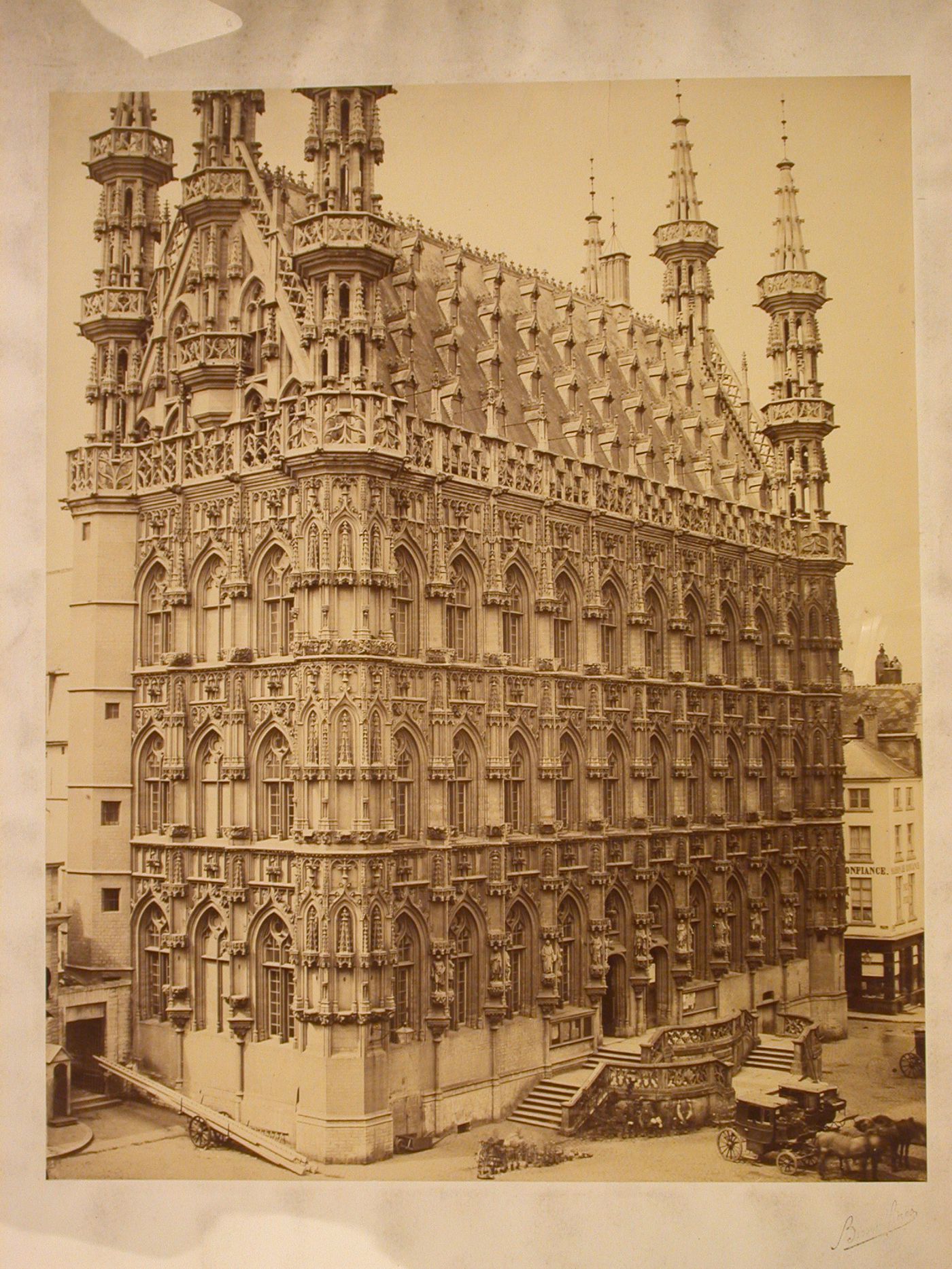 View of Cathedral, Brussels [?], Belgium