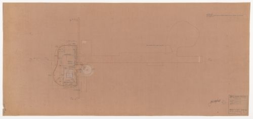 Third floor plan with annotations for Wall House 2 (Bye House)