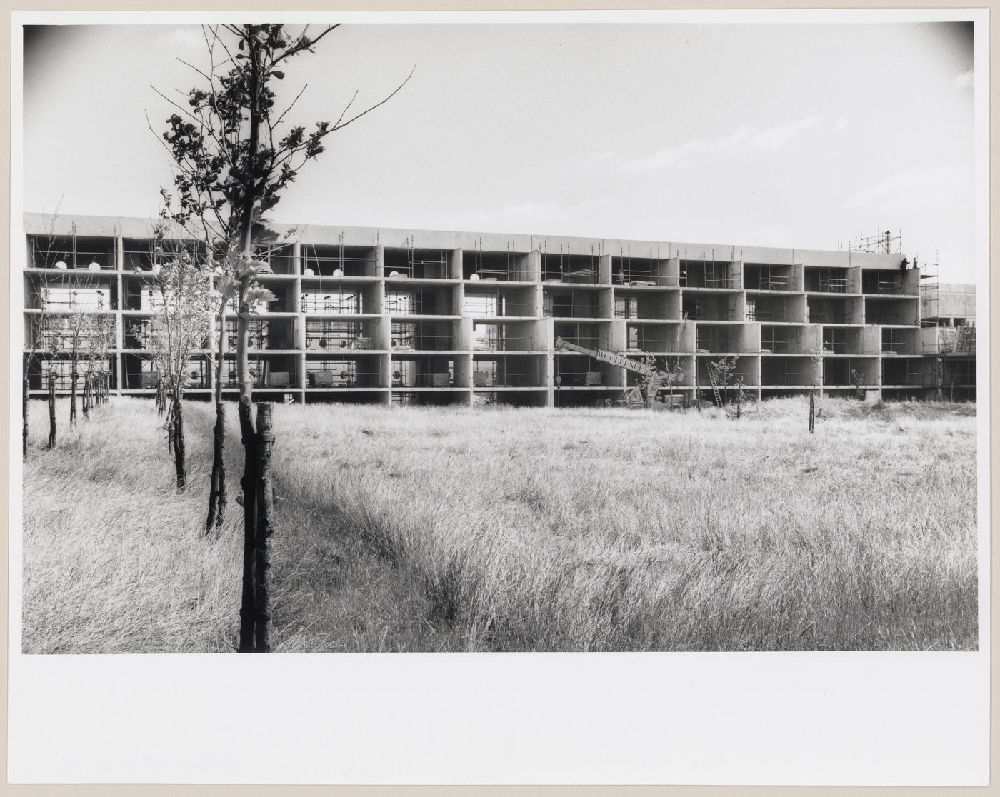 View of Southgate Housing Phases I and IA building site, Runcorn, England