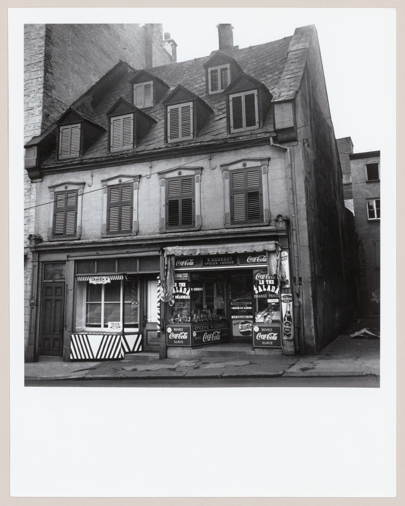 L'épicerie R. Godbout, rue des Jardins, Vieux-Québec, Québec