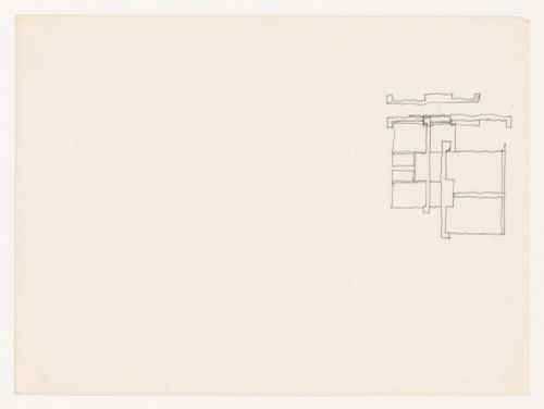 Sketch for House VI, Cornwall, Connecticut