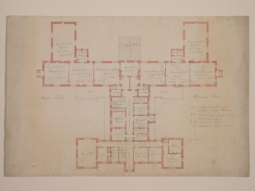 Ground plan of a hospital