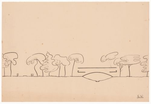 Sketch for Casa sobre el arroyo, Mar del Plata, Argentina