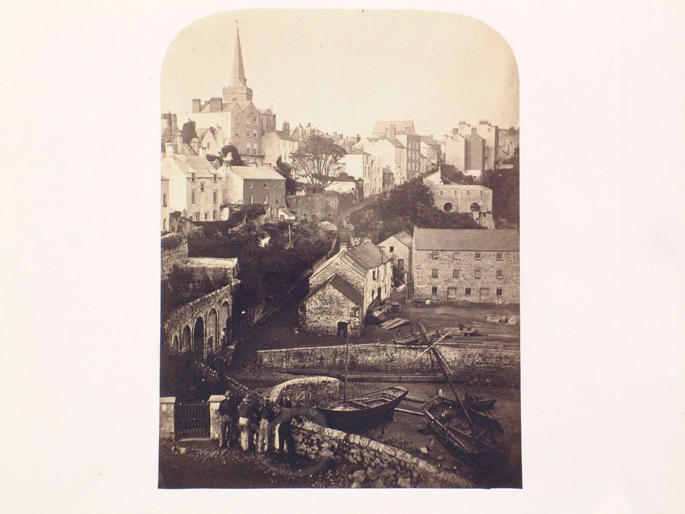 View of Tenby town and habour, Pembrokeshire, Wales