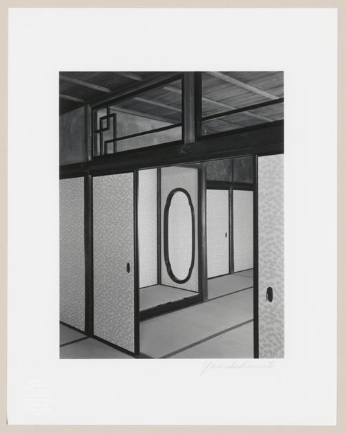 Interior view of the Second Room of the New Palace (also known as the New Goten) showing the tokonoma [alcove], Katsura Rikyu (also known as Katsura Imperial Villa), Kyoto, Japan