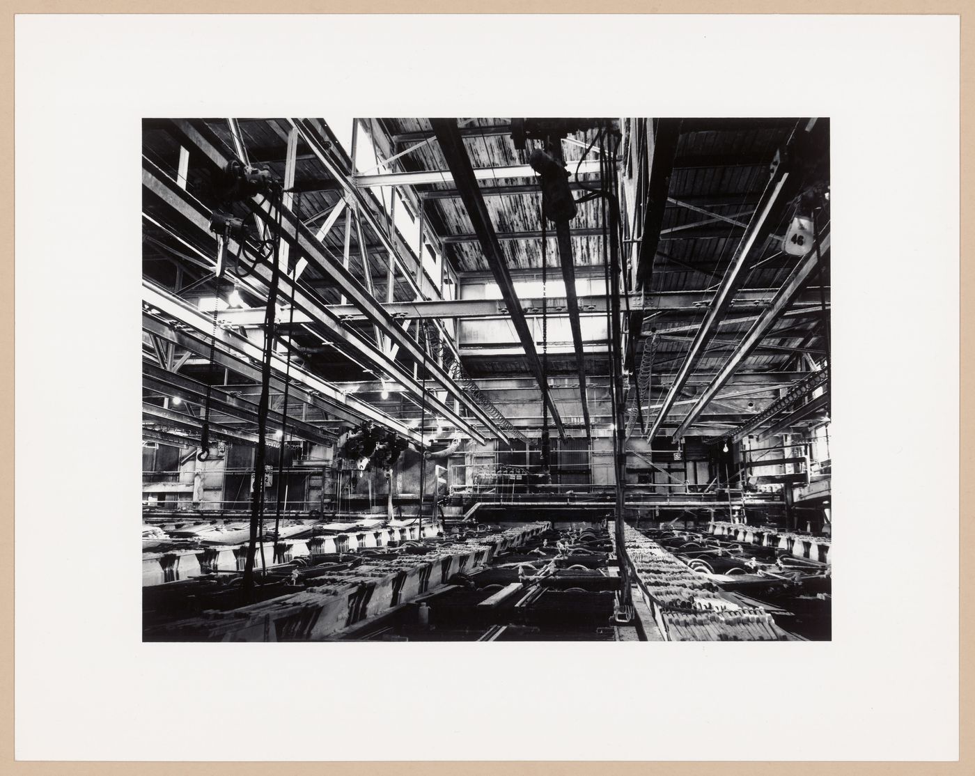 Under demolition, zinc tank room, Trail, British Columbia, from the series The Forms of Canadian Industrial Architecture