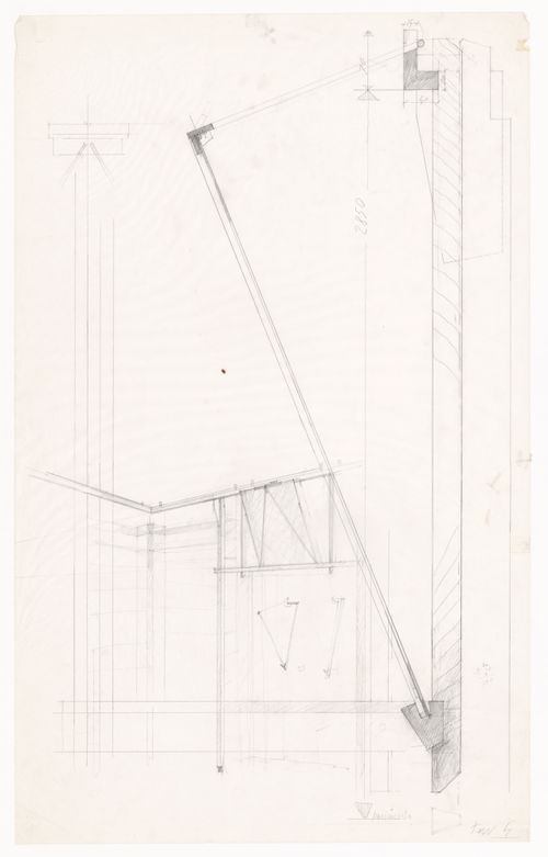 Section for Casa De Paolini, Milan, Italy