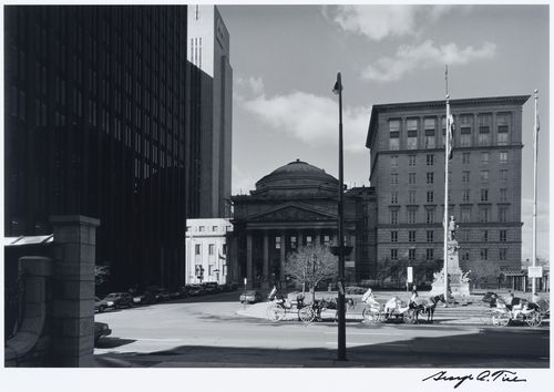 Place d'Armes and main façade, Bank of Montréal, Montréal, Québec