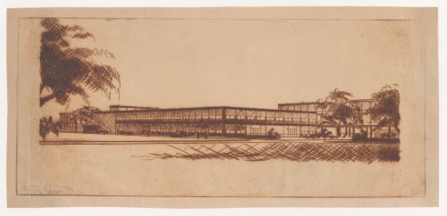 Perspective for campus buildings for Illinois Institute of Technology