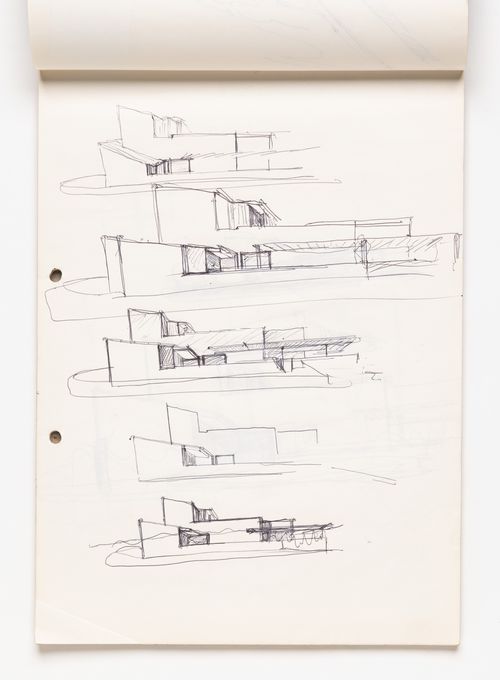 Sketchbook: Moledo Casas Ferreira da costa - piscina Leça