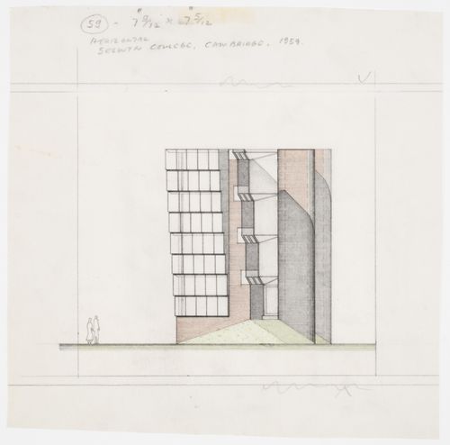 Selwyn College, University of Cambridge, Cambridge, England: elevation