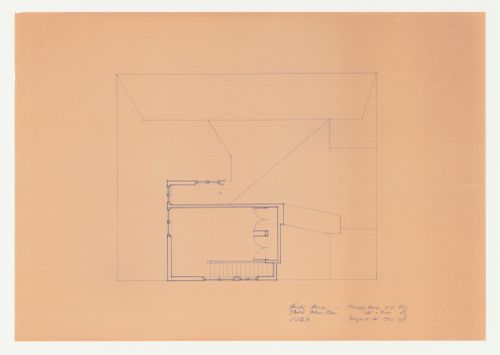 Third floor plan for the Hanks-Paré Residence, Tuxedo Park, New York