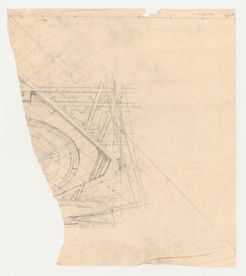 Los Angeles Municipal Airport [?]: Plan for runway inscribed within a pentagon