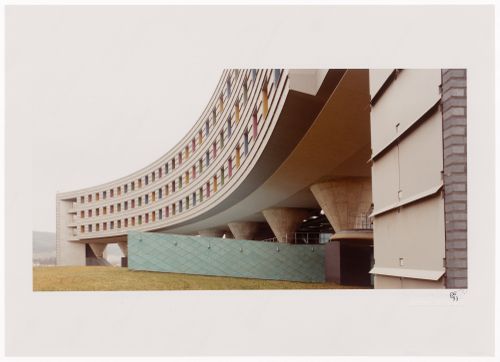 Exterior view of B. Braun Melsungen AG Headquarters and Industrial Complex, Melsungen, Germany