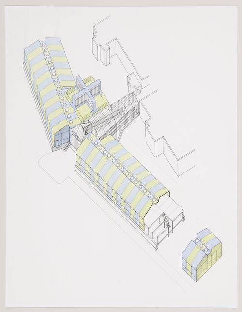 Olivetti Training Centre, Haslemere, England: axonometric