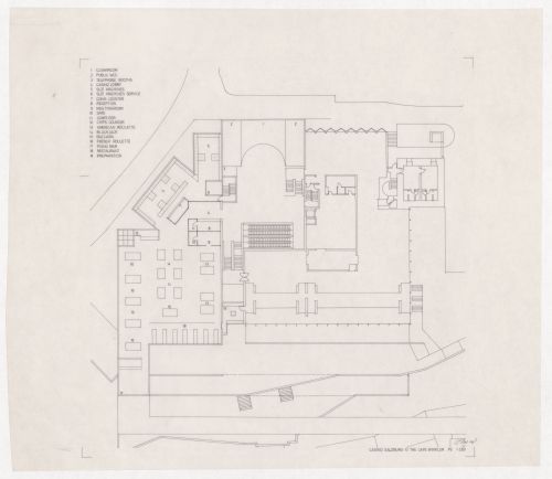 Plan for Ampliação do Casino e Restaurante Winkler, Salzburg, Austria