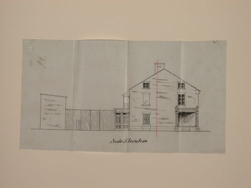 House for David Edwards - sideelevation