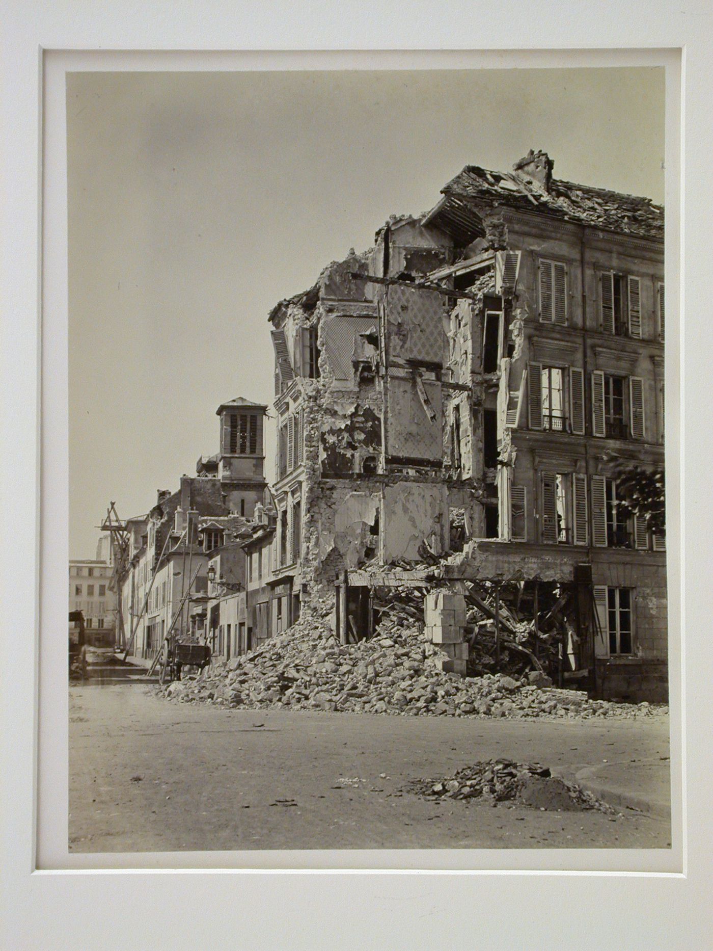 1871 Insurrection de Paris La rue de l'Eglise