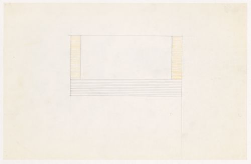 Partial elevation for a single bay for the Metallurgy Building, Illinois Institute of Technology, Chicago