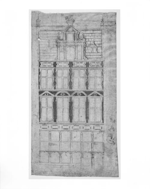 Front elevation of a five-storey residence (?)
